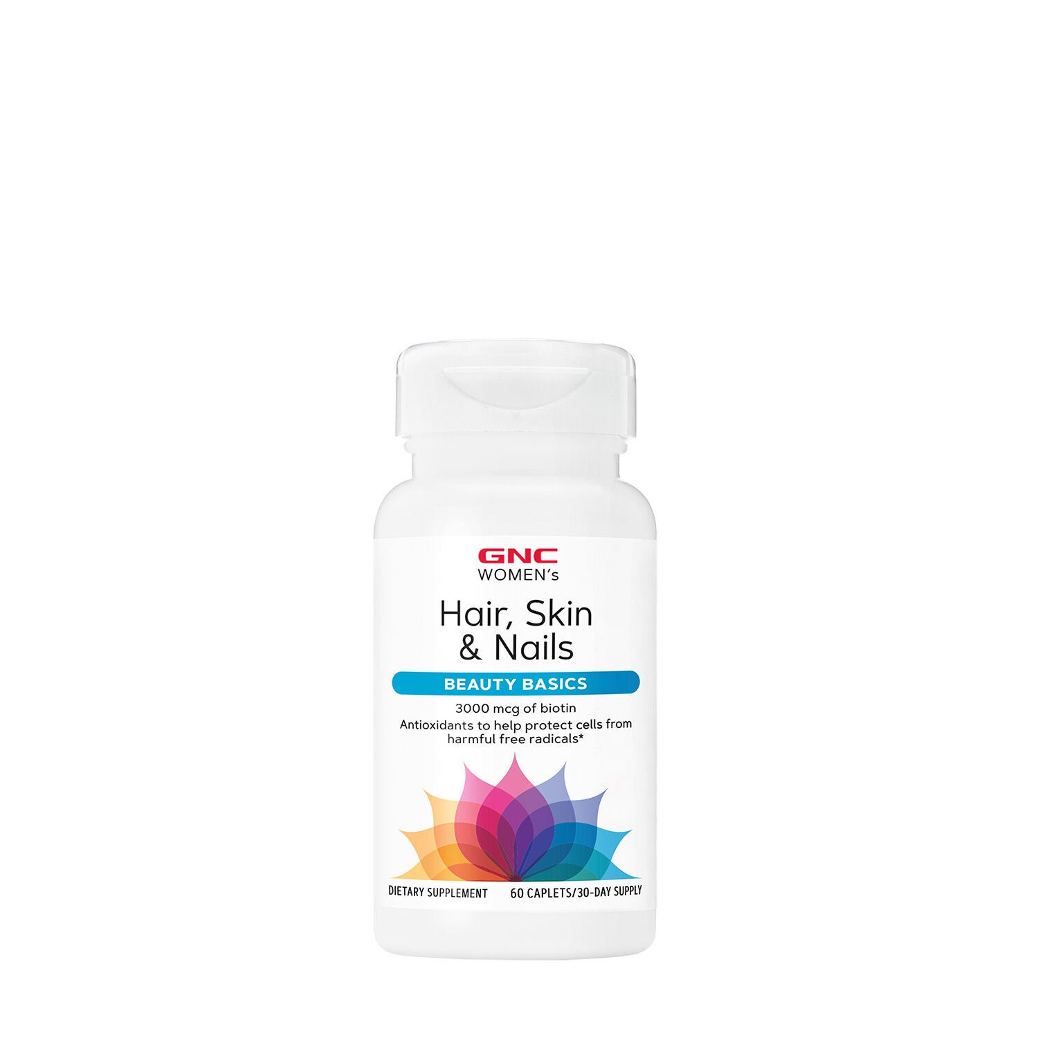 Hair Skin &amp; Nails - 60 Caplets (30 Servings)  | GNC